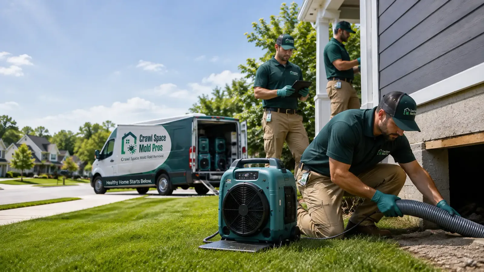 Crawl Space Mold Removal in Ione, WA